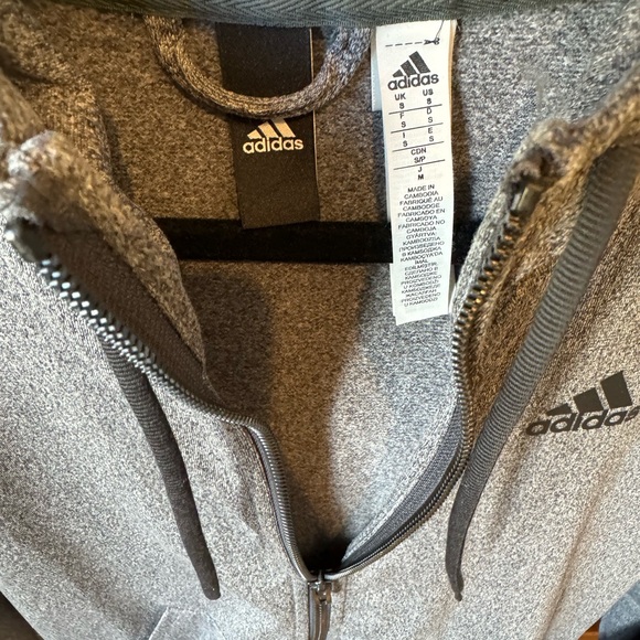 Adidas Zip Up Hoodie - Mens Medium - Picture 2 of 2